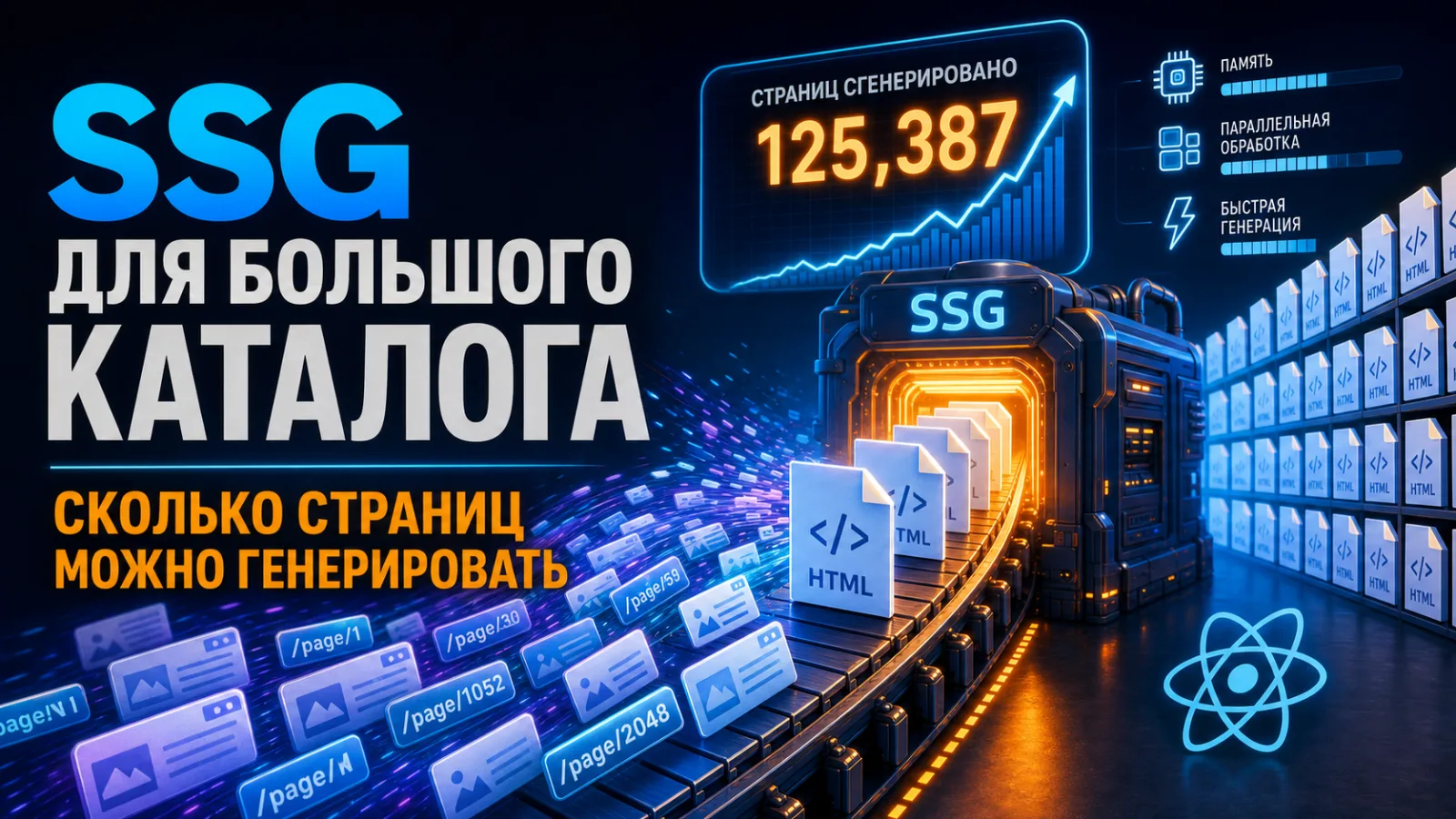 SSG для большого каталога: сколько страниц можно